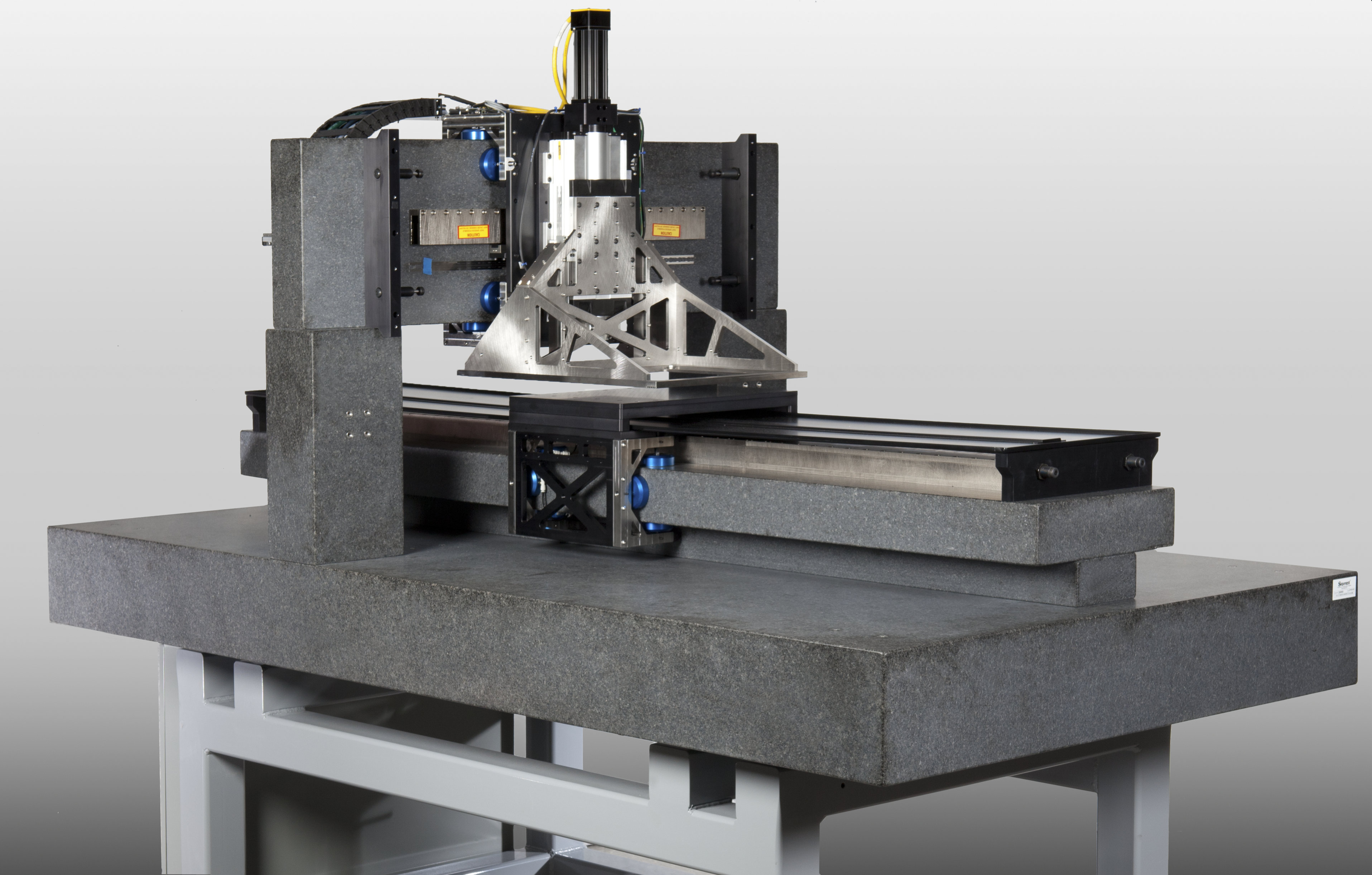 New Way Flat Round Air Bearings in Precision Machining Application
