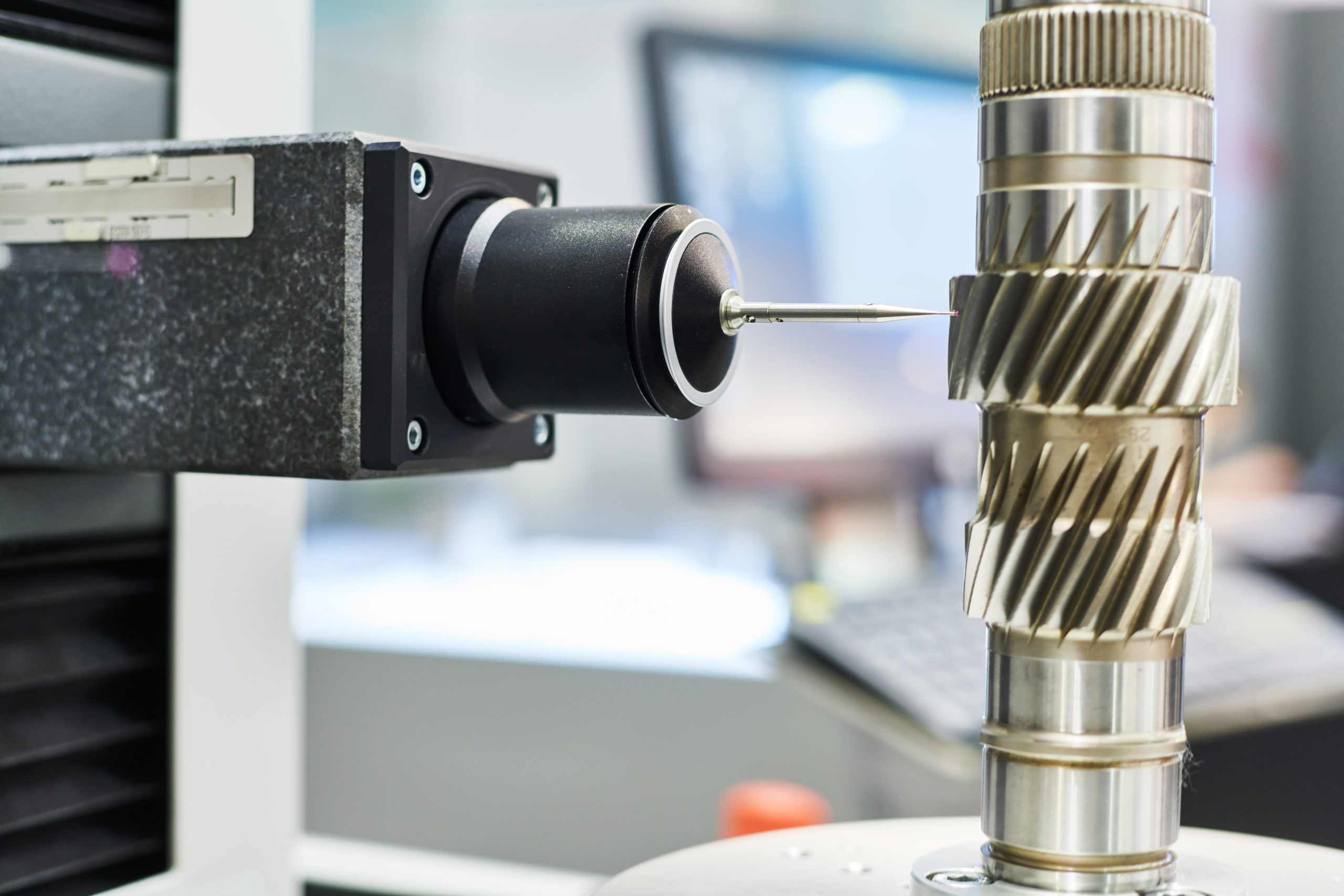 Metrology Sensor probe evaluates a gear