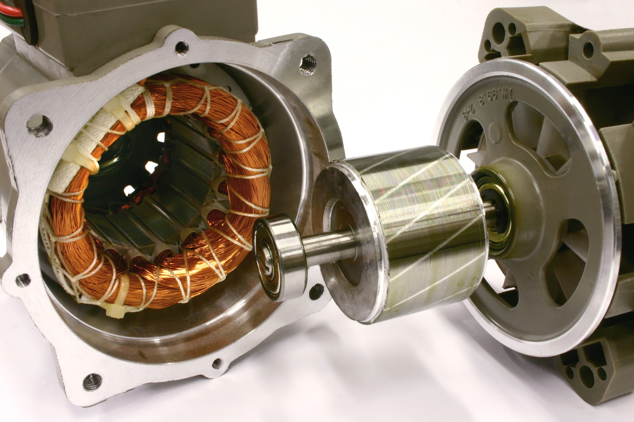 Internals of an induction motor