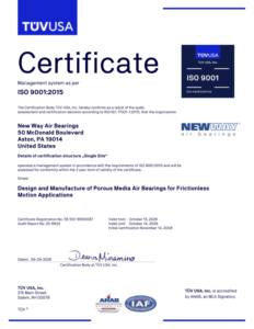 New Way TUV ISO Certificate 2026